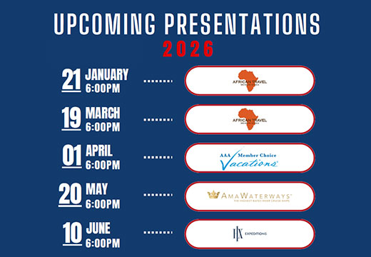 image of AAA Upcoming Presentations