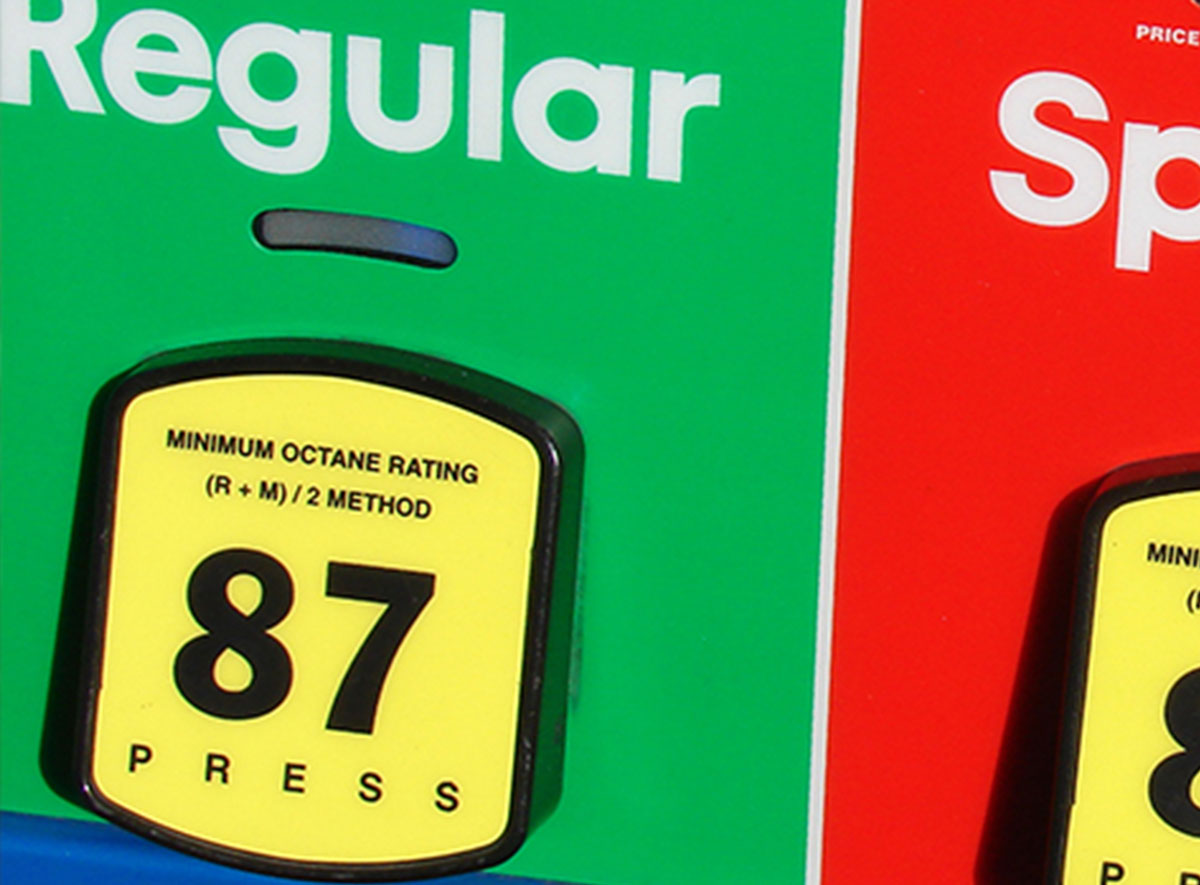 image of regular gas pump