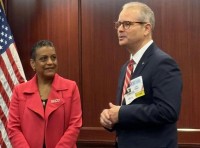 image of AAA and MADD's CEOs visiting Capitol Hill