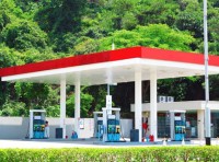 image of gas station