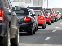 image of cars in traffic